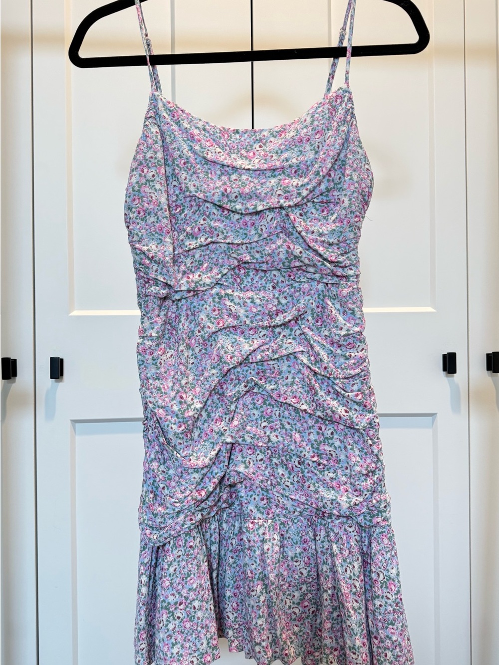 Astr Floral Ruffle Dress